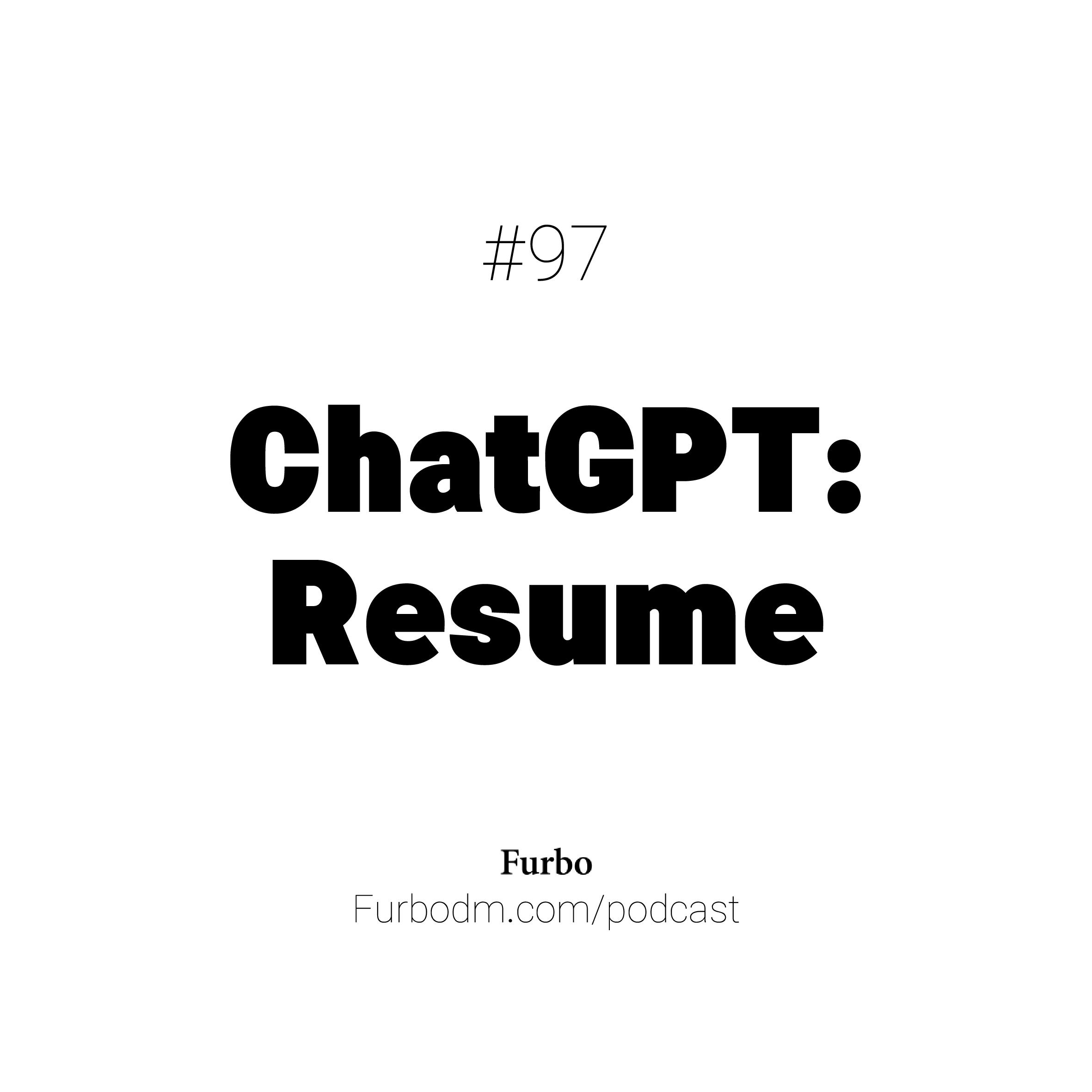 E97: ChatGPT: Resume | چطور با هوش مصنوعی چت جی‌پی‌تی رزومه حرفه‌ای درست کنیم؟